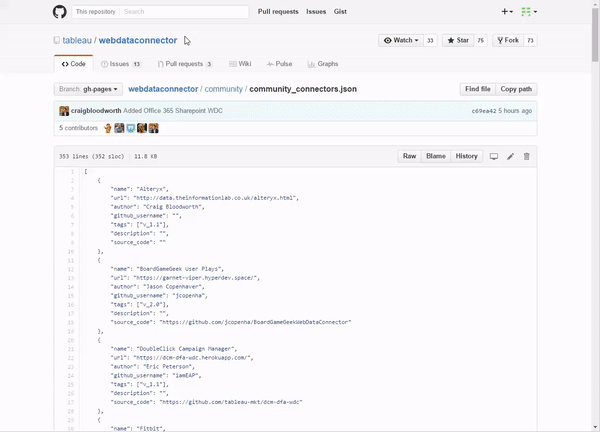 "Use the Github web interface to submit a pull request."